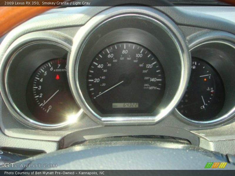 Smokey Granite / Light Gray 2009 Lexus RX 350