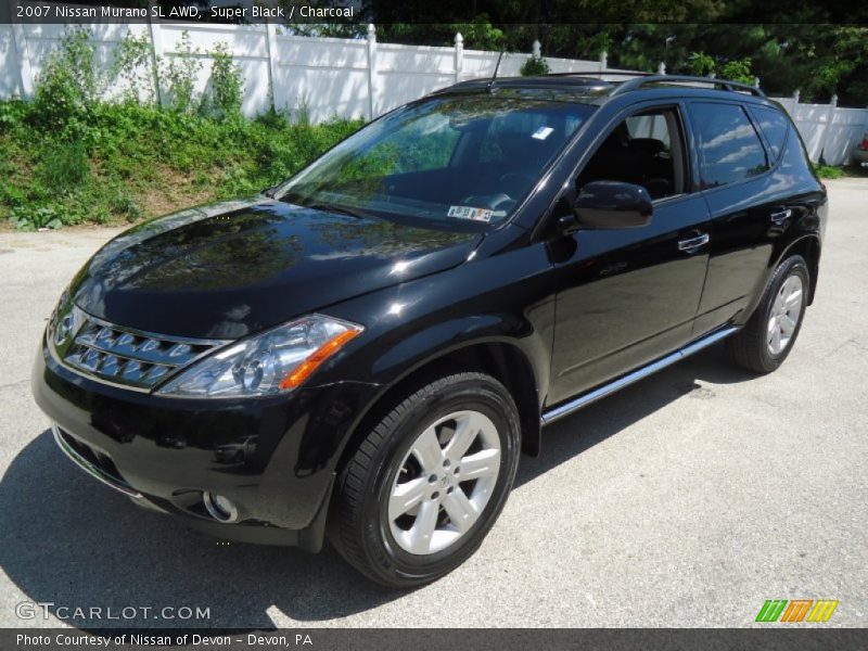 Super Black / Charcoal 2007 Nissan Murano SL AWD