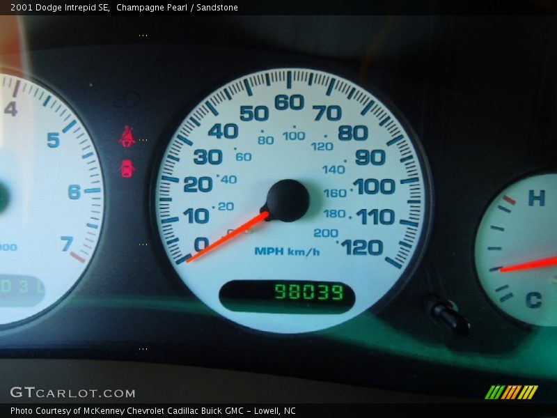 Champagne Pearl / Sandstone 2001 Dodge Intrepid SE