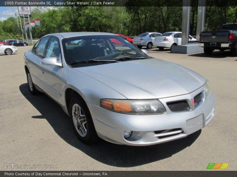 Galaxy Silver Metallic / Dark Pewter 2003 Pontiac Bonneville SE