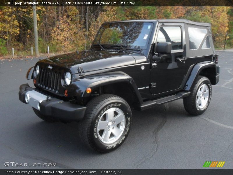 Black / Dark Slate Gray/Medium Slate Gray 2008 Jeep Wrangler Sahara 4x4