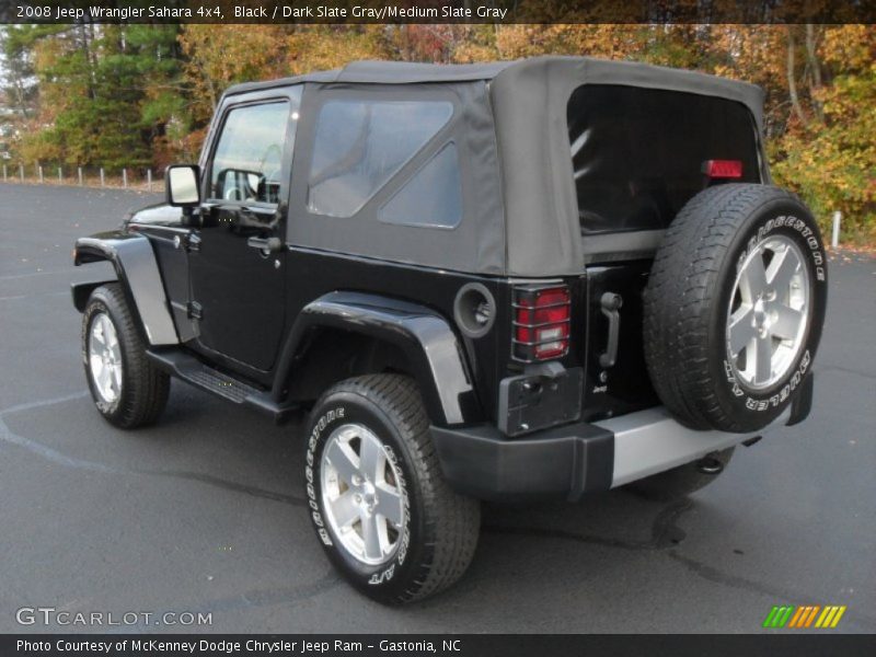 Black / Dark Slate Gray/Medium Slate Gray 2008 Jeep Wrangler Sahara 4x4