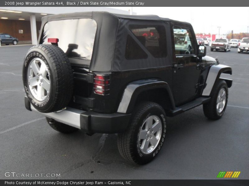 Black / Dark Slate Gray/Medium Slate Gray 2008 Jeep Wrangler Sahara 4x4