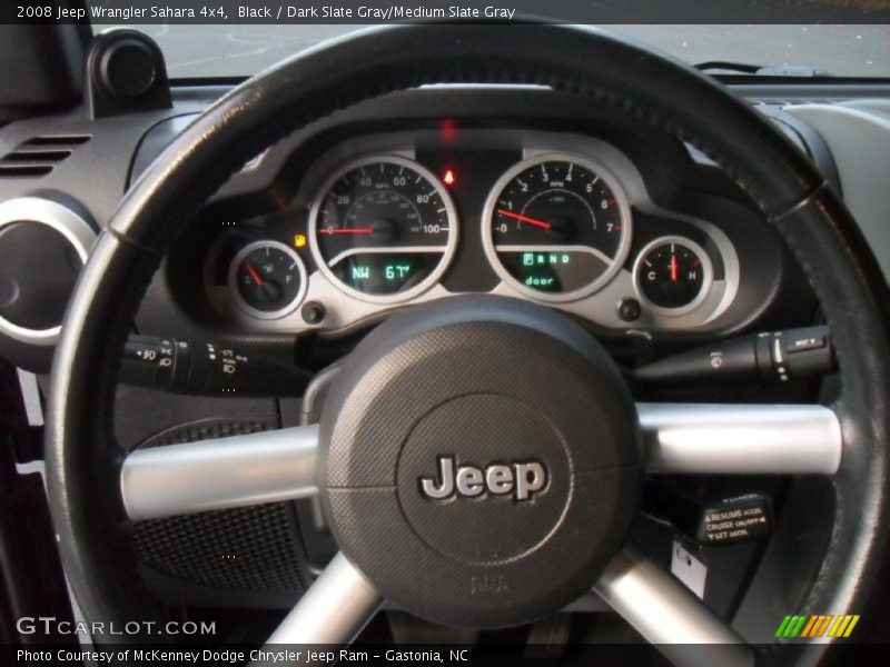 Black / Dark Slate Gray/Medium Slate Gray 2008 Jeep Wrangler Sahara 4x4