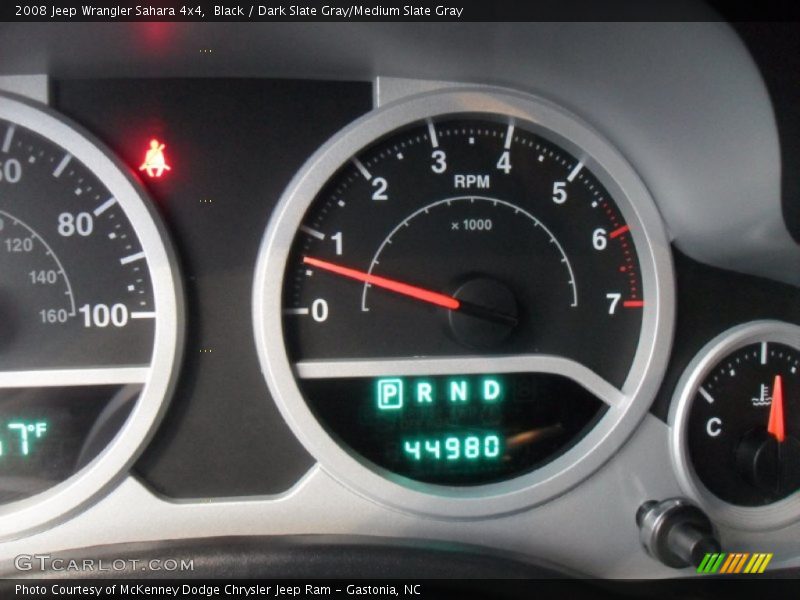 Black / Dark Slate Gray/Medium Slate Gray 2008 Jeep Wrangler Sahara 4x4
