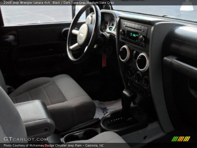 Black / Dark Slate Gray/Medium Slate Gray 2008 Jeep Wrangler Sahara 4x4