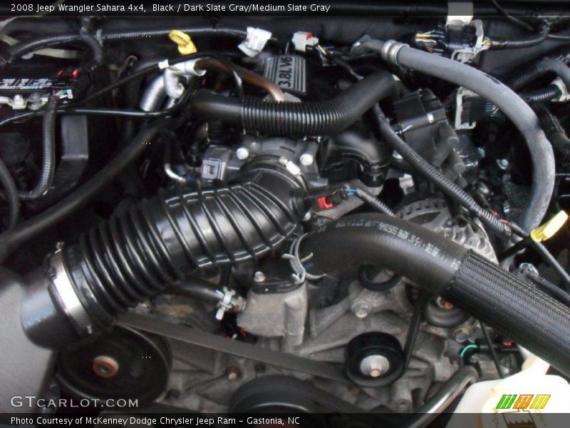 Black / Dark Slate Gray/Medium Slate Gray 2008 Jeep Wrangler Sahara 4x4