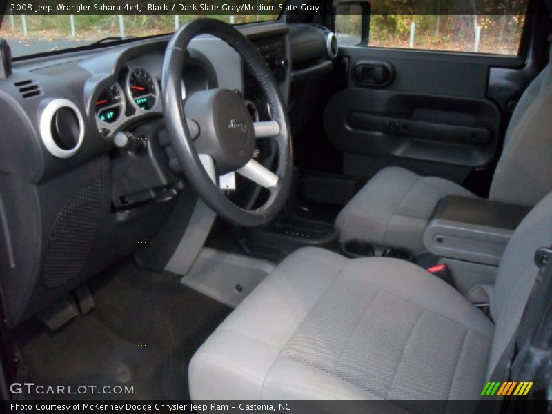 Black / Dark Slate Gray/Medium Slate Gray 2008 Jeep Wrangler Sahara 4x4