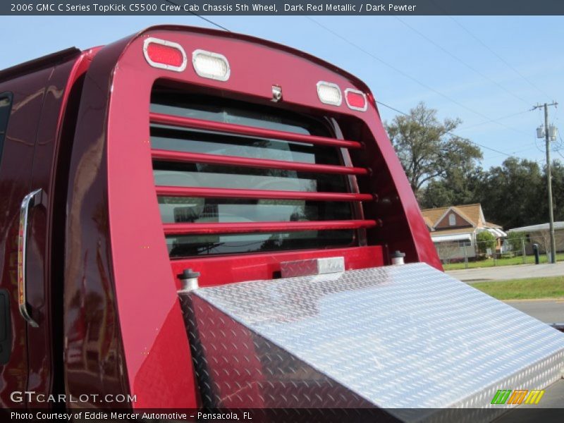 Dark Red Metallic / Dark Pewter 2006 GMC C Series TopKick C5500 Crew Cab Chassis 5th Wheel