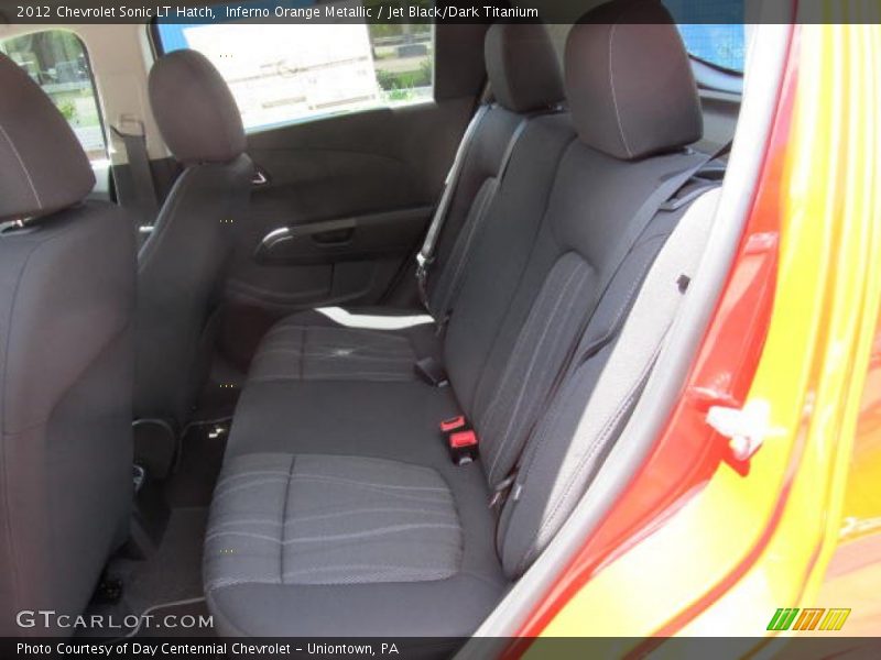 Inferno Orange Metallic / Jet Black/Dark Titanium 2012 Chevrolet Sonic LT Hatch