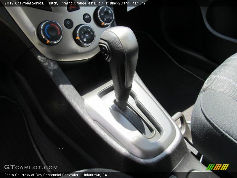 Inferno Orange Metallic / Jet Black/Dark Titanium 2012 Chevrolet Sonic LT Hatch