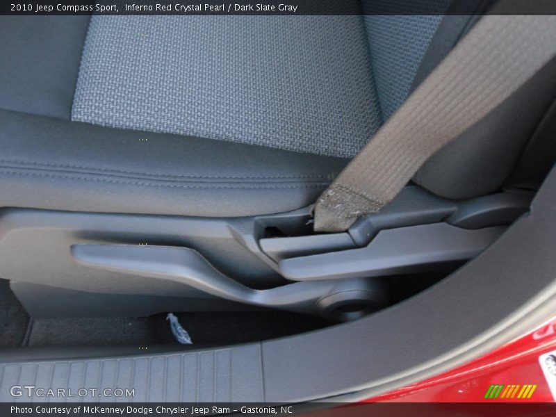Inferno Red Crystal Pearl / Dark Slate Gray 2010 Jeep Compass Sport