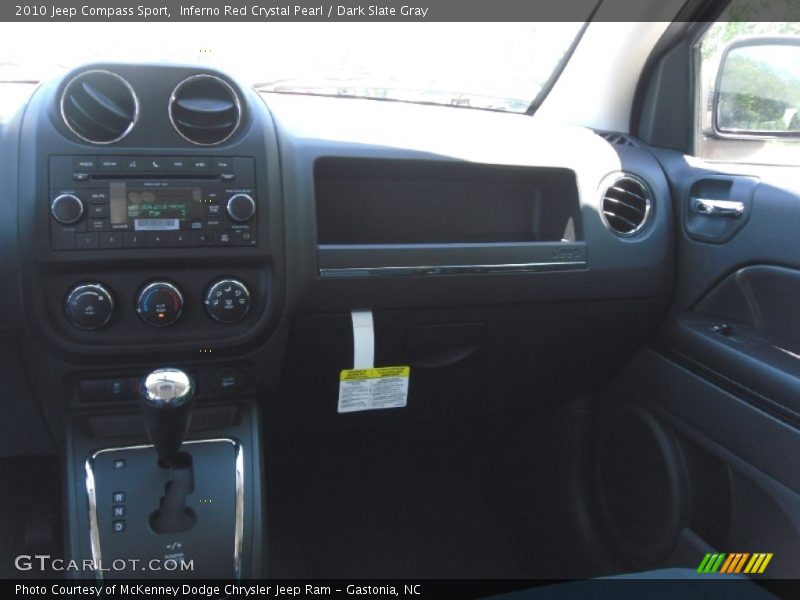 Inferno Red Crystal Pearl / Dark Slate Gray 2010 Jeep Compass Sport