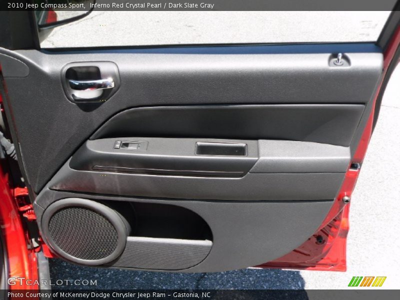 Inferno Red Crystal Pearl / Dark Slate Gray 2010 Jeep Compass Sport