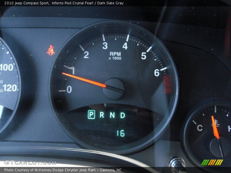 Inferno Red Crystal Pearl / Dark Slate Gray 2010 Jeep Compass Sport