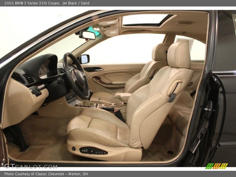 Jet Black / Sand 2001 BMW 3 Series 330i Coupe
