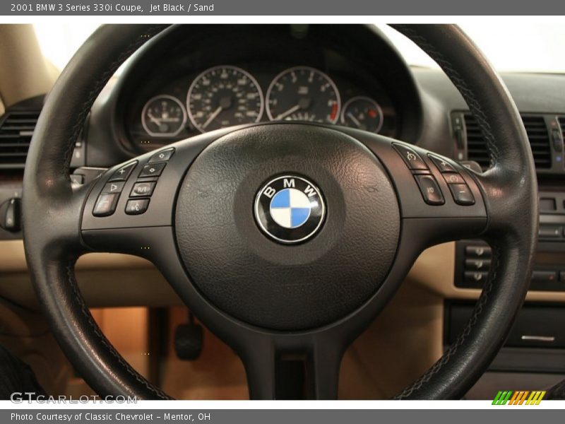 Jet Black / Sand 2001 BMW 3 Series 330i Coupe