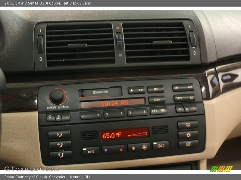 Jet Black / Sand 2001 BMW 3 Series 330i Coupe