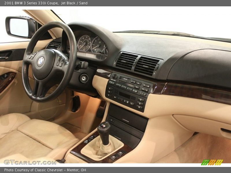 Jet Black / Sand 2001 BMW 3 Series 330i Coupe