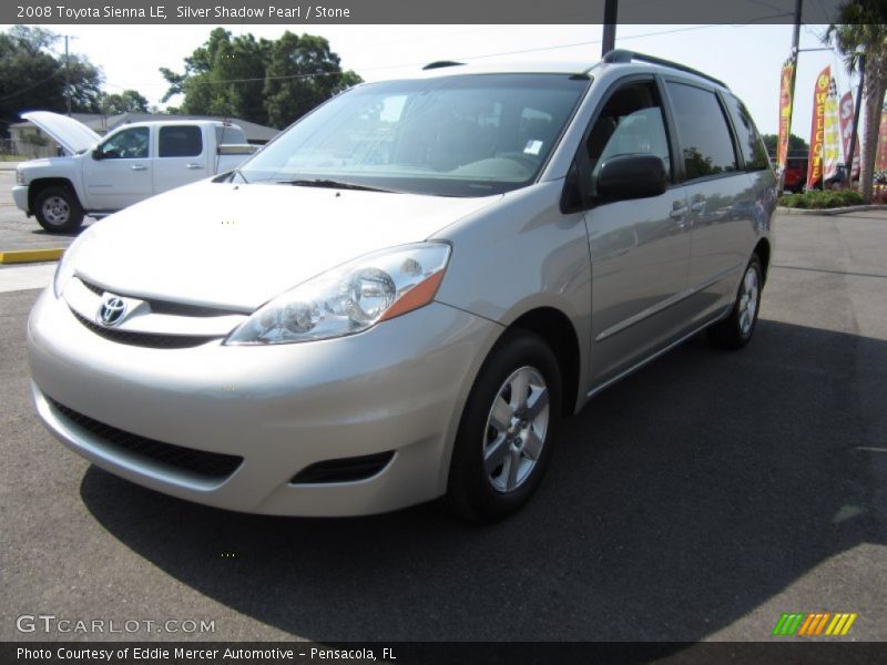 Silver Shadow Pearl / Stone 2008 Toyota Sienna LE