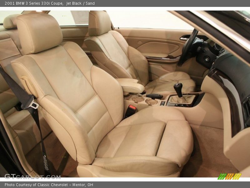 Jet Black / Sand 2001 BMW 3 Series 330i Coupe