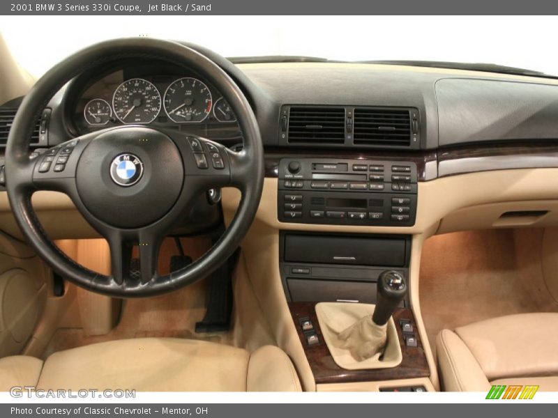 Jet Black / Sand 2001 BMW 3 Series 330i Coupe