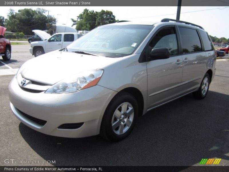 Silver Shadow Pearl / Stone 2008 Toyota Sienna LE