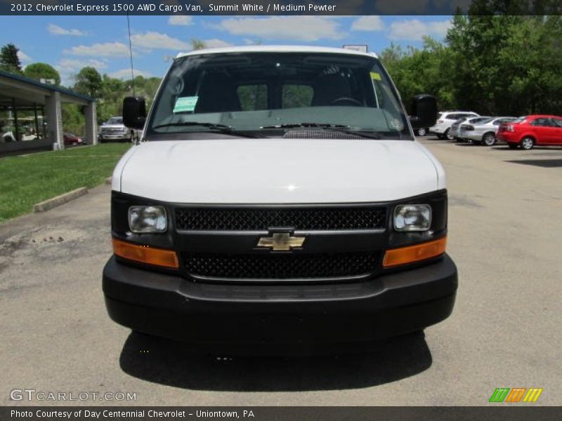 Summit White / Medium Pewter 2012 Chevrolet Express 1500 AWD Cargo Van
