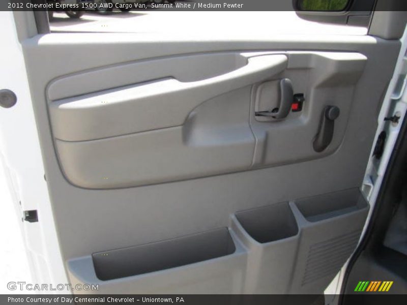 Summit White / Medium Pewter 2012 Chevrolet Express 1500 AWD Cargo Van