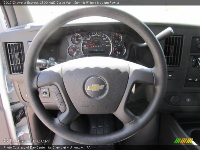 Summit White / Medium Pewter 2012 Chevrolet Express 1500 AWD Cargo Van