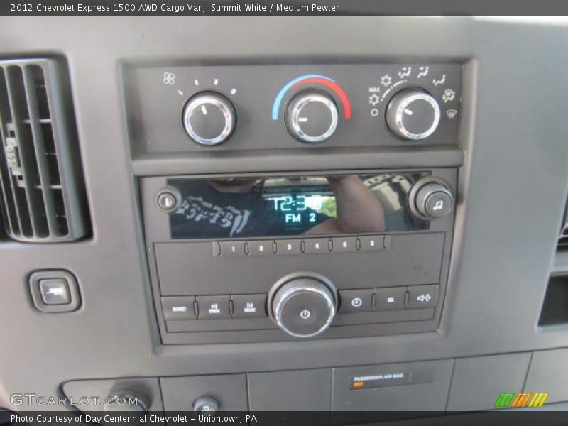 Summit White / Medium Pewter 2012 Chevrolet Express 1500 AWD Cargo Van