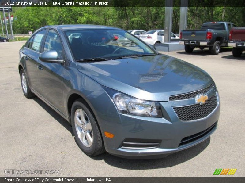 Blue Granite Metallic / Jet Black 2012 Chevrolet Cruze LT