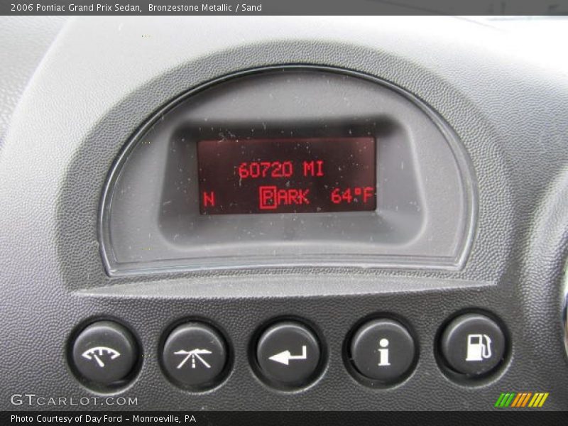 Bronzestone Metallic / Sand 2006 Pontiac Grand Prix Sedan