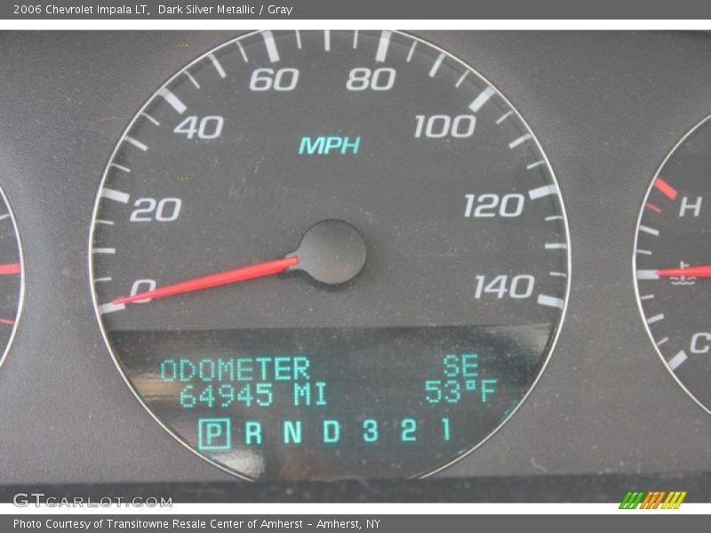 Dark Silver Metallic / Gray 2006 Chevrolet Impala LT