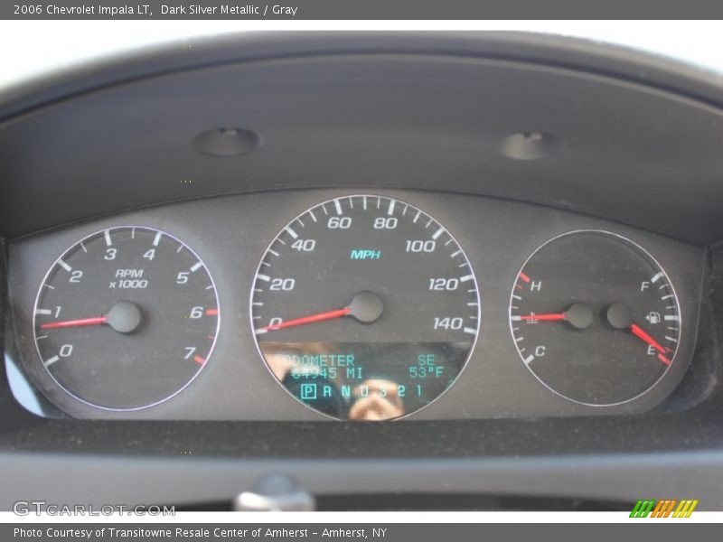 Dark Silver Metallic / Gray 2006 Chevrolet Impala LT