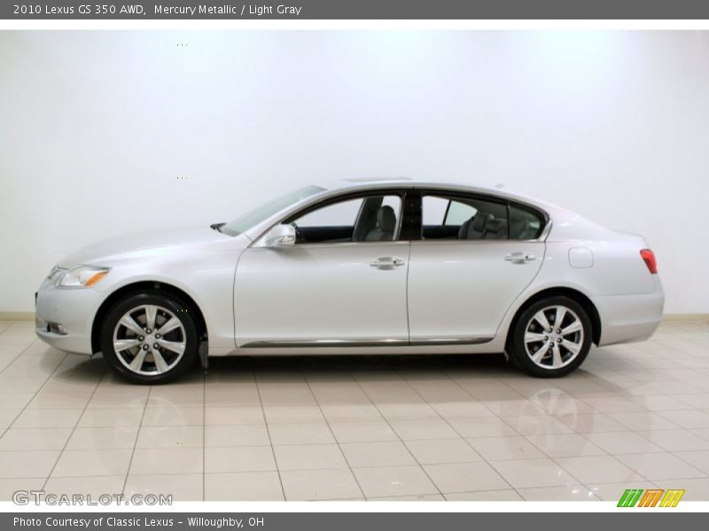 Mercury Metallic / Light Gray 2010 Lexus GS 350 AWD