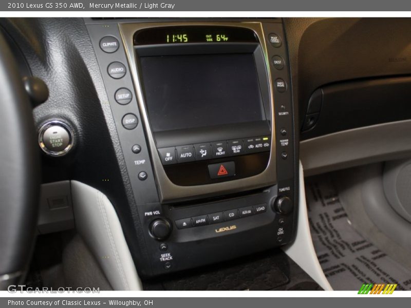 Mercury Metallic / Light Gray 2010 Lexus GS 350 AWD