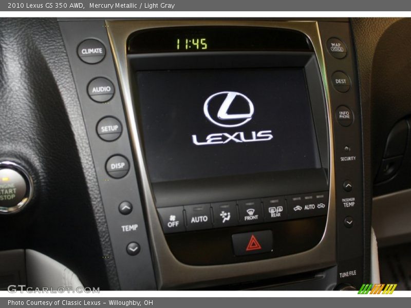 Mercury Metallic / Light Gray 2010 Lexus GS 350 AWD