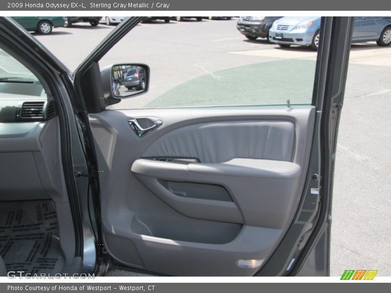 Sterling Gray Metallic / Gray 2009 Honda Odyssey EX-L