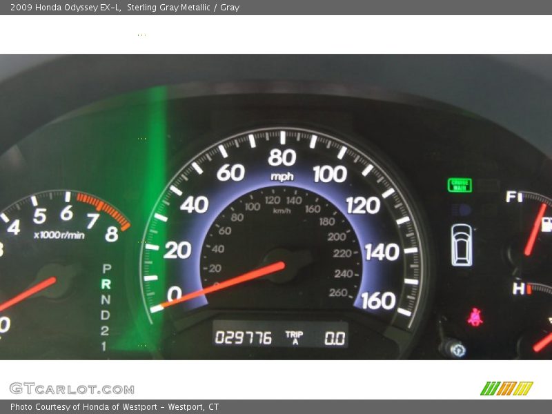 Sterling Gray Metallic / Gray 2009 Honda Odyssey EX-L