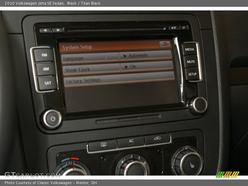 Black / Titan Black 2010 Volkswagen Jetta SE Sedan
