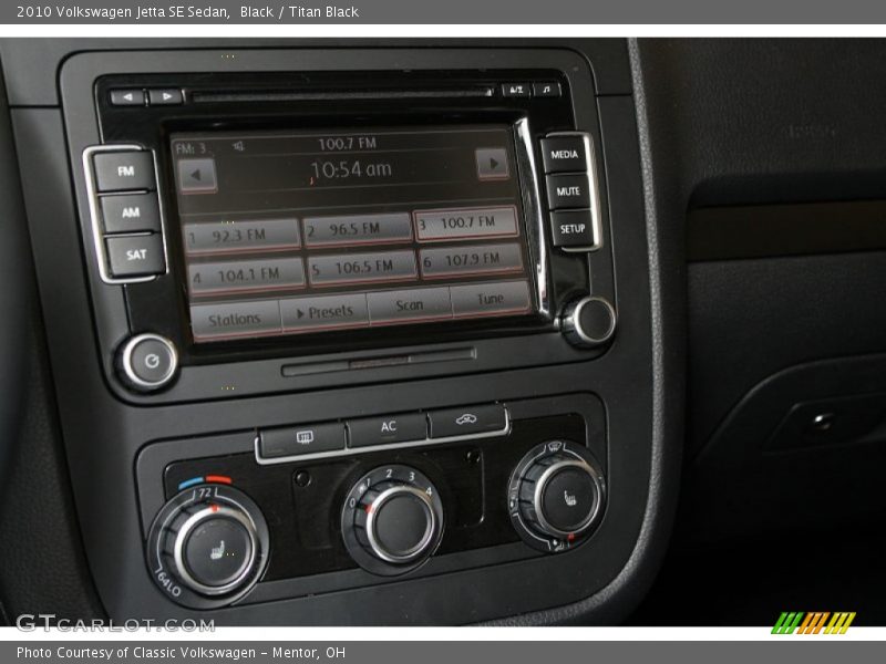 Black / Titan Black 2010 Volkswagen Jetta SE Sedan