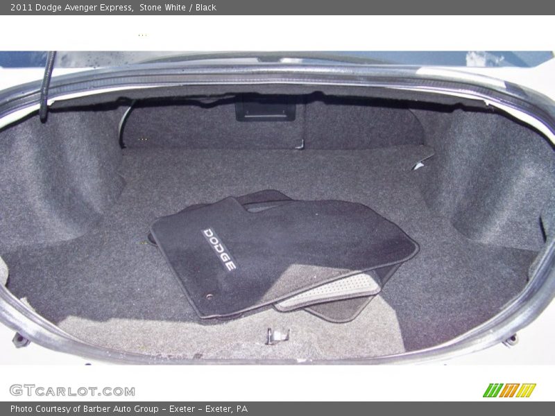 Stone White / Black 2011 Dodge Avenger Express