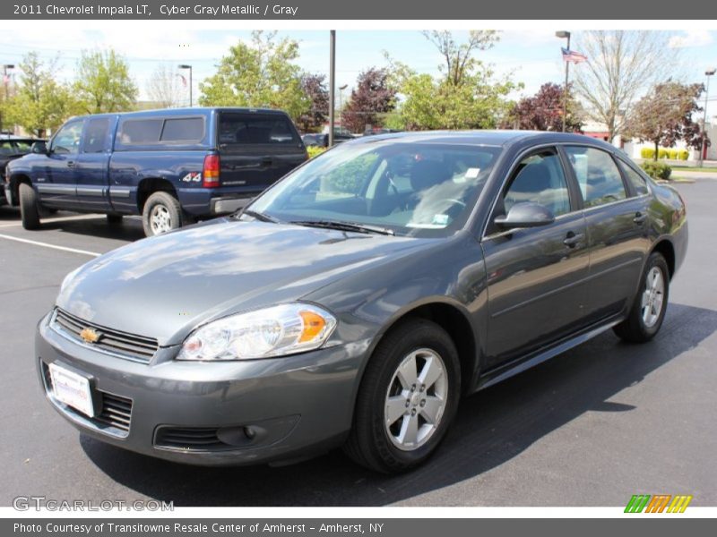 Cyber Gray Metallic / Gray 2011 Chevrolet Impala LT