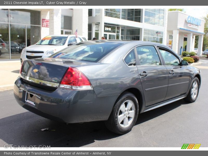 Cyber Gray Metallic / Gray 2011 Chevrolet Impala LT