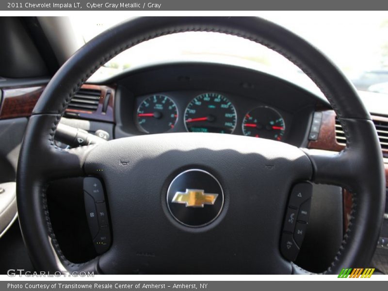 Cyber Gray Metallic / Gray 2011 Chevrolet Impala LT
