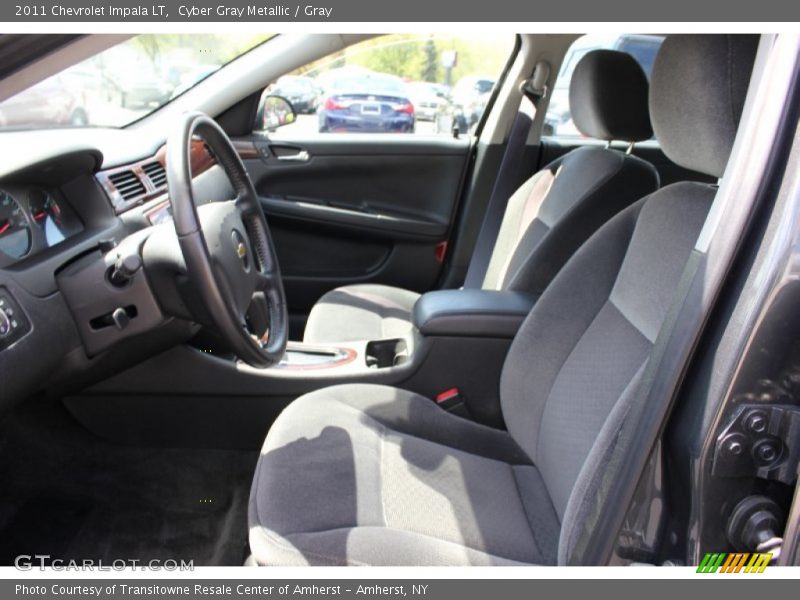 Cyber Gray Metallic / Gray 2011 Chevrolet Impala LT