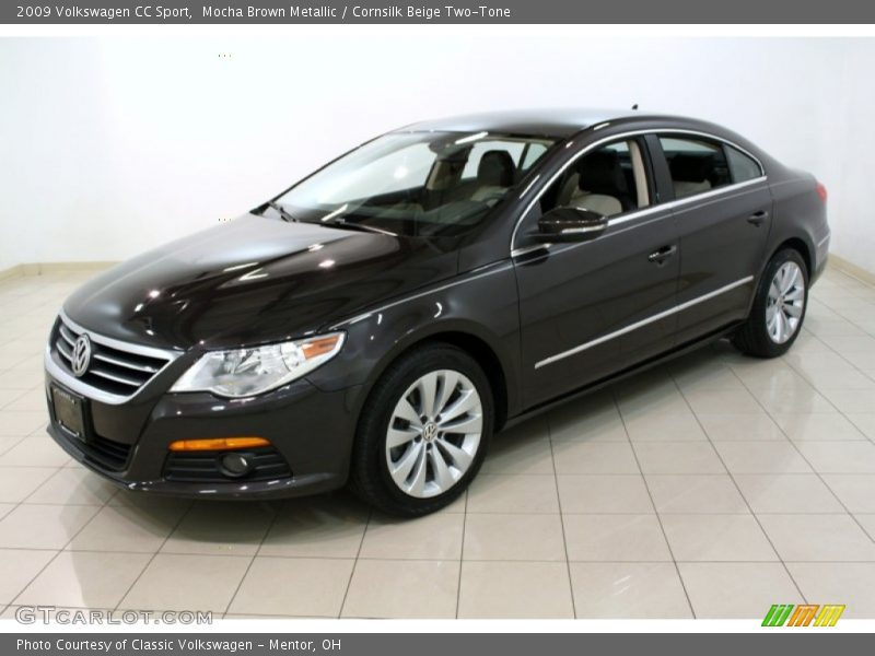 Mocha Brown Metallic / Cornsilk Beige Two-Tone 2009 Volkswagen CC Sport