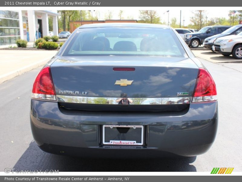 Cyber Gray Metallic / Gray 2011 Chevrolet Impala LT