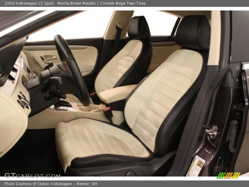 Mocha Brown Metallic / Cornsilk Beige Two-Tone 2009 Volkswagen CC Sport